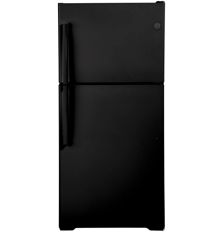 GE 19.2 Cu. Ft. Top-Freezer Refrigerator Black GTE19DTNRBB Picture 1