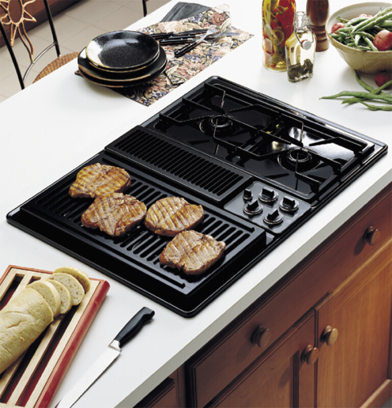 Buy GE Profile 30 Built In Downdraft Modular Gas Cooktop JGP389BEVBB