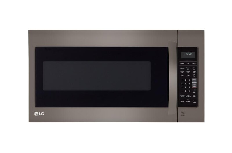 LG 2.0 cu. ft. Over-the-Range Microwave Oven with EasyClean® Black Stainless Steel LMV2031BD Picture 1