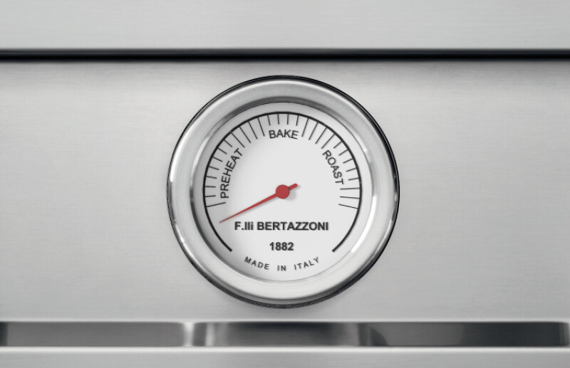 Buy Bertazzoni 36 inch All Gas Range, 6 Brass Burners PROF366GASXT