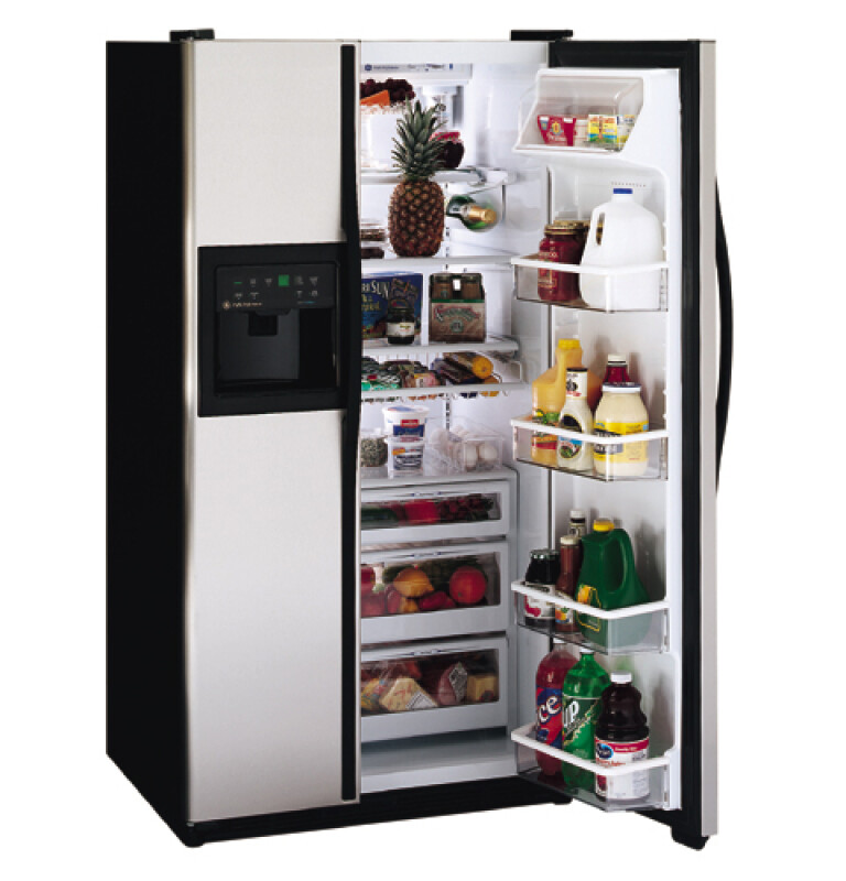 GE Profile Performance 28.4 Cu. Ft. Side-by-Side Refrigerator with Dispenser and Water By Culligan™ Stainless Steel TFS28PPDBS Picture 1