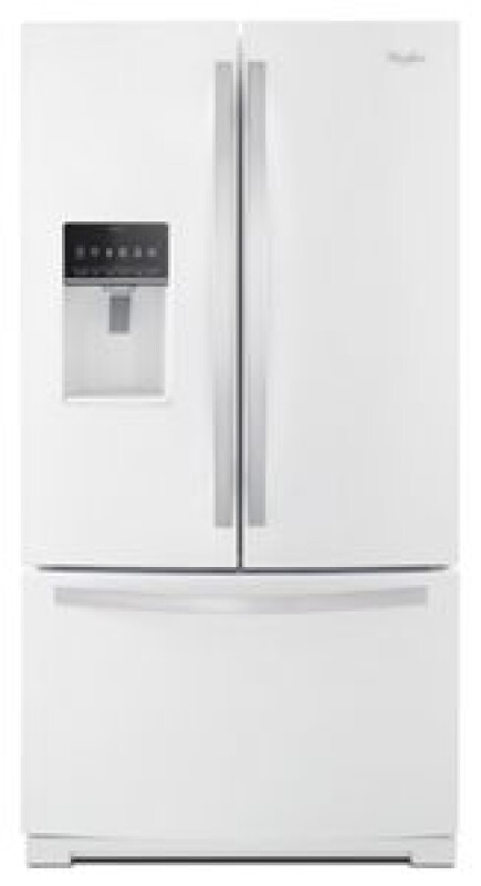 Whirlpool 36-inch Wide French Door Bottom Freezer Refrigerator with StoreRight System - 27 cu. ft. White Ice WRF757SDEH Picture 1