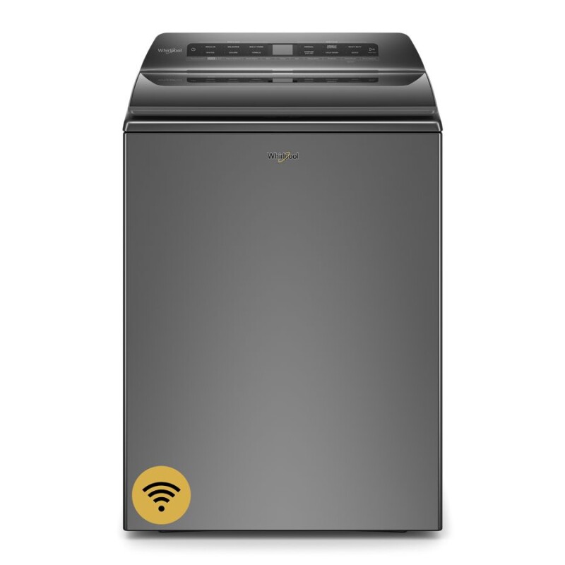 Whirlpool 4.8 cu. ft. Smart Top Load Washer Chrome Shadow WTW6120HC Picture 1